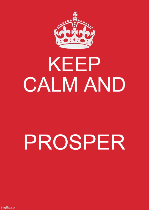 Spock says hi \m/ |  KEEP CALM AND; PROSPER | image tagged in memes,keep calm and carry on red,star trek,spock,live long and prosper,space | made w/ Imgflip meme maker