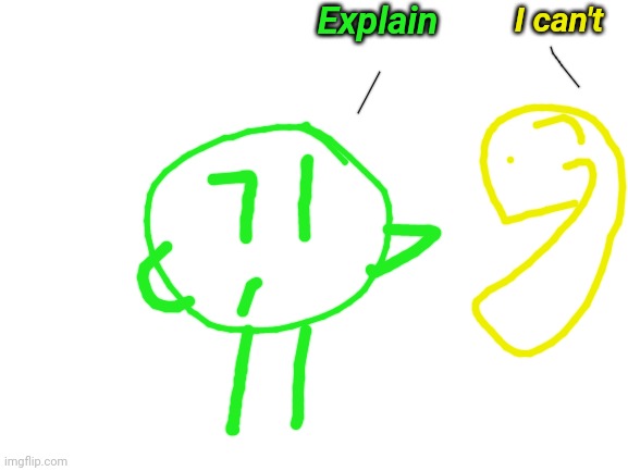 Blank White Template | Explain; I can't | image tagged in blank white template | made w/ Imgflip meme maker