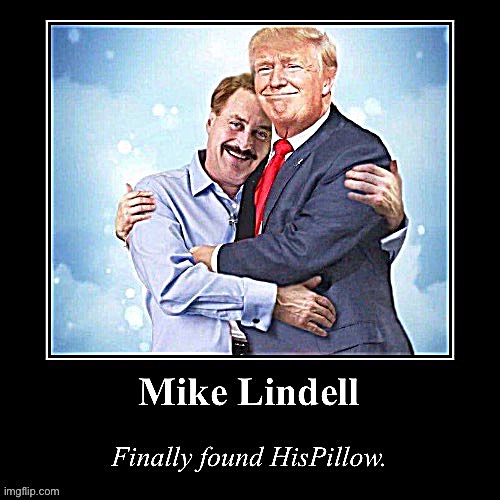 Happy for him. If he could keep it in his bedroom tho | image tagged in mike lindell finally found hispillow | made w/ Imgflip meme maker