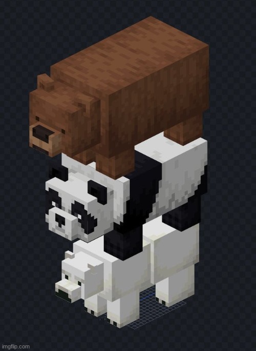 Who else thinks there should be other types of bears? | image tagged in minecraft,we bare bears,cartoon,cartoon network,funny,polls | made w/ Imgflip meme maker