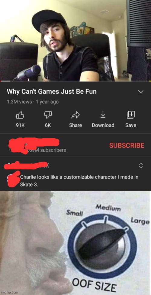 image tagged in oof size large | made w/ Imgflip meme maker