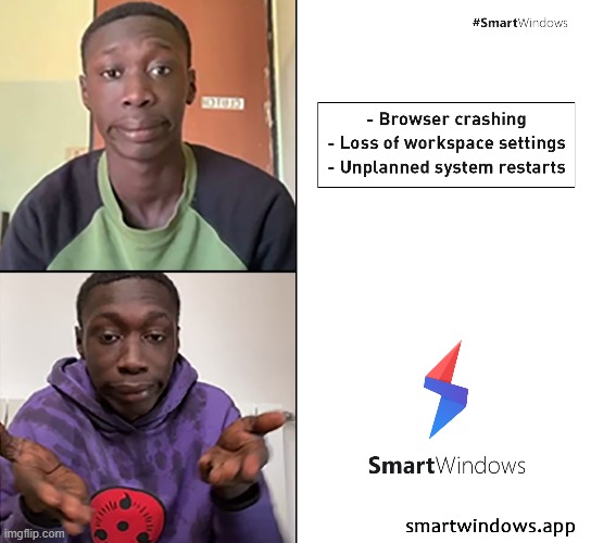 Work Smartly with SmartWindows | image tagged in work,fun,memes,tech,technology,smartwindows | made w/ Imgflip meme maker