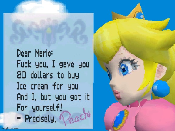 Peach is pissed | made w/ Imgflip meme maker