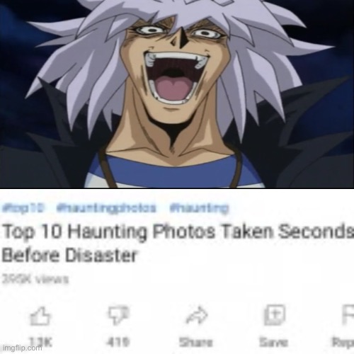 Why did I make this? | image tagged in memes,top ten haunting photos taken seconds before disaster,yami bakura,yugioh | made w/ Imgflip meme maker