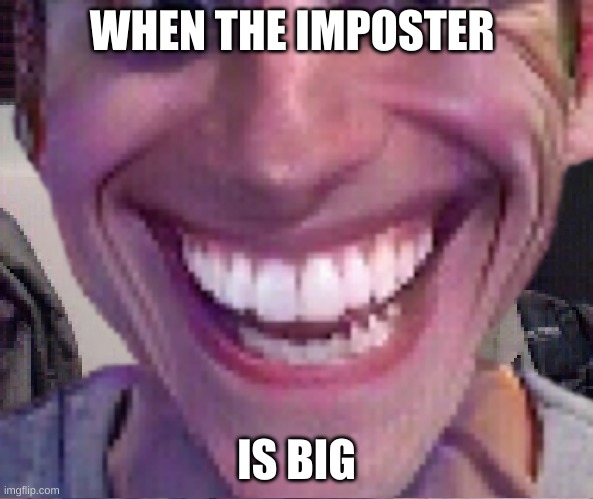 WHEN THE IMPOSTER; IS BIG | image tagged in sus | made w/ Imgflip meme maker