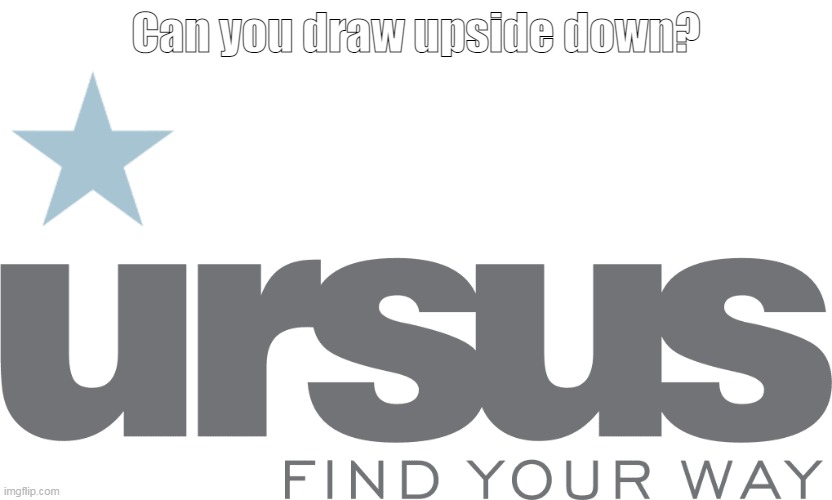 Im gonna torture myself to find if yes | Can you draw upside down? | image tagged in ur sus | made w/ Imgflip meme maker