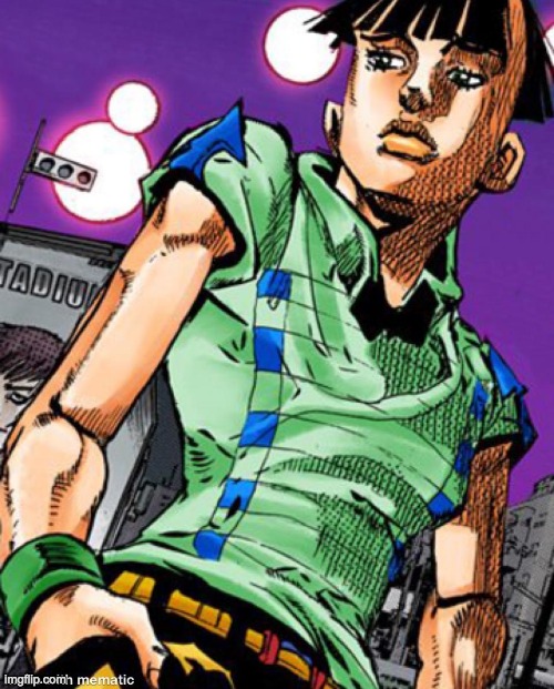 Joshu Higashikata | image tagged in joshu higashikata | made w/ Imgflip meme maker