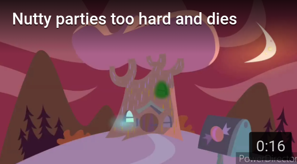 High Quality Nutty parties too hard and dies Blank Meme Template