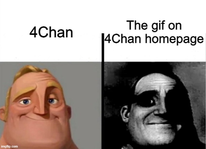 Teacher's Copy | The gif on 4Chan homepage; 4Chan | image tagged in teacher's copy | made w/ Imgflip meme maker
