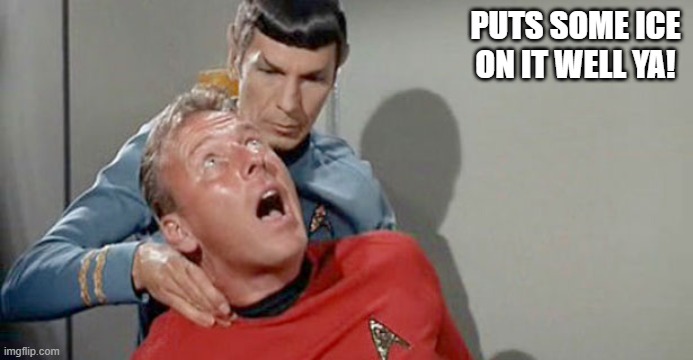 Neck Pain Spock - Imgflip