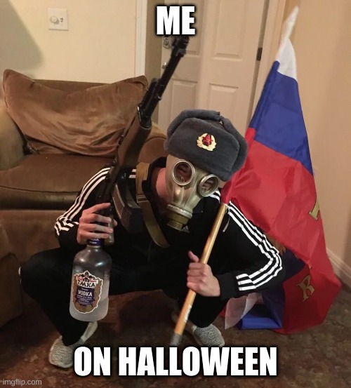 ME; ON HALLOWEEN | made w/ Imgflip meme maker