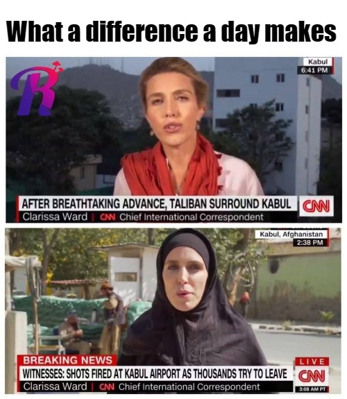 What a difference a day makes | What a difference a day makes | image tagged in afghanistan,24 hours,before and after,political meme,politics | made w/ Imgflip meme maker