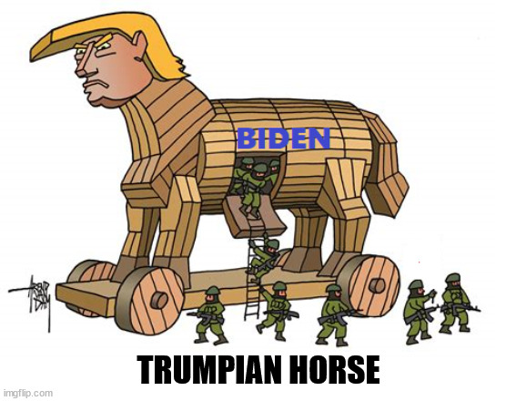 Trumpian horse | TRUMPIAN HORSE | image tagged in afghanistan | made w/ Imgflip meme maker