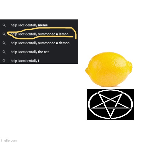 Unholy Lemon | image tagged in memes | made w/ Imgflip meme maker