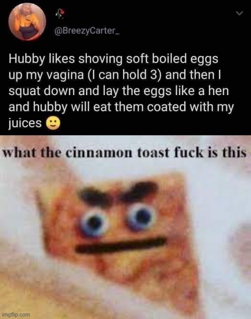 What? | image tagged in twitter,what the cinnamon toast f is this | made w/ Imgflip meme maker