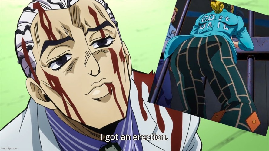 every jojo fan right now | image tagged in every jojo fan right now | made w/ Imgflip meme maker