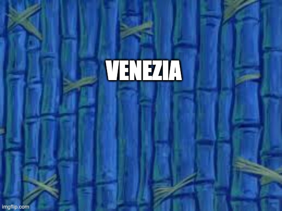 venezia?! | VENEZIA | image tagged in spongebob time card | made w/ Imgflip meme maker
