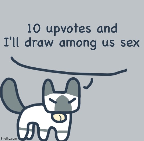 Cat | 10 upvotes and I'll draw among us sex | image tagged in cat | made w/ Imgflip meme maker