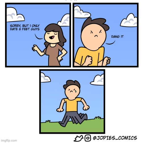 One foot short of what she wants | image tagged in comics,unfunny | made w/ Imgflip meme maker