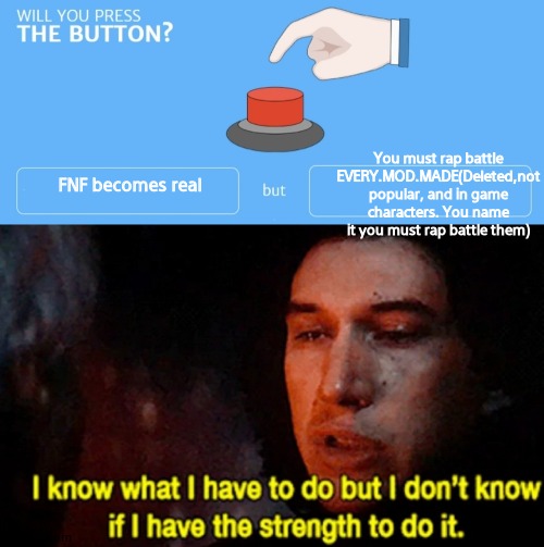 I don't know., Will You Press The Button?