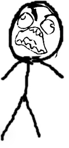 Mad Stickman Blank Meme Template