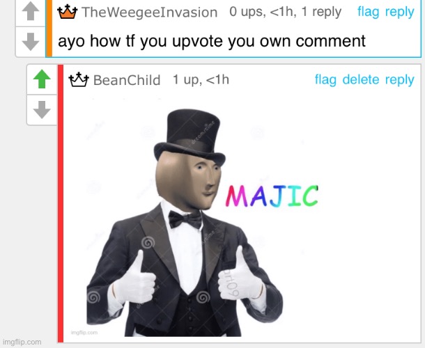 Majic | made w/ Imgflip meme maker