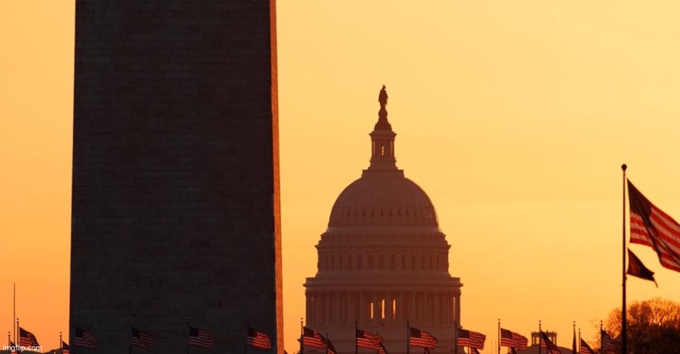 Congress sunset | image tagged in congress sunset | made w/ Imgflip meme maker