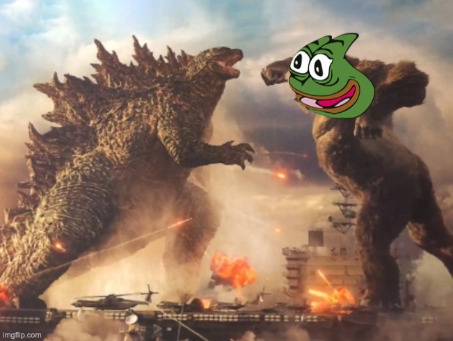 Godzilla VS. kong | image tagged in godzilla vs kong | made w/ Imgflip meme maker