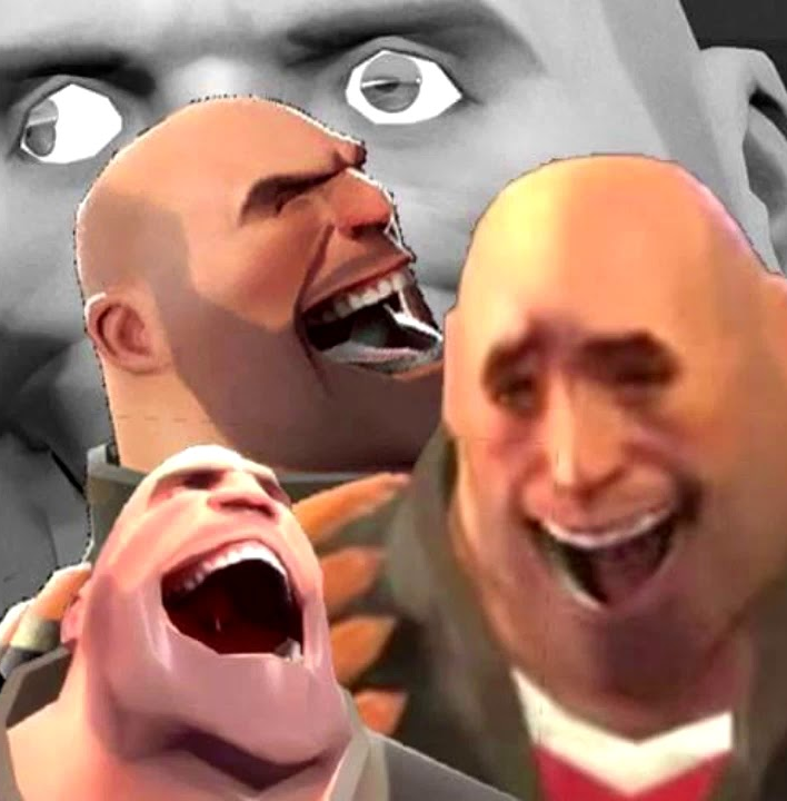 High Quality Heavy Laughing Blank Meme Template