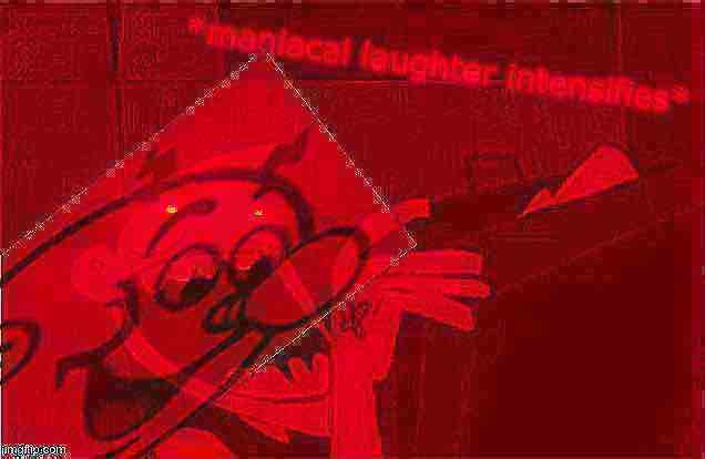 Electricity Maniacal laughter intensifies deep-fried 2 Blank Meme Template