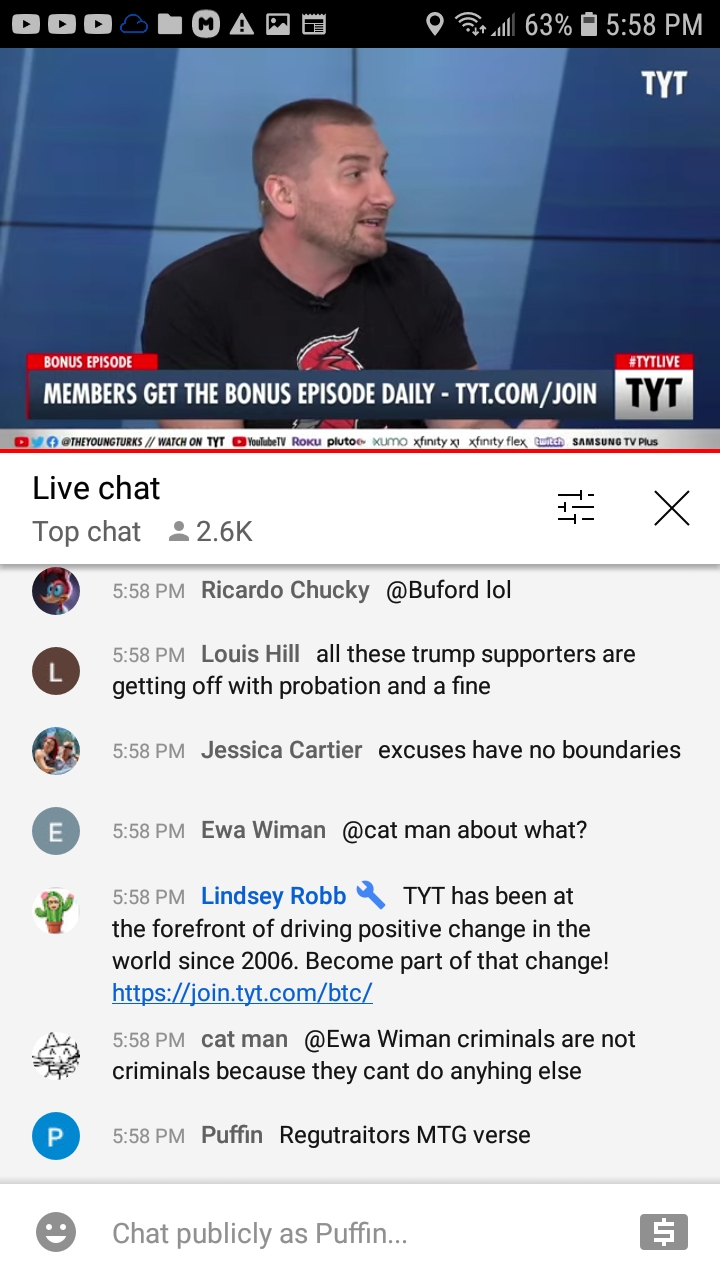 TYT deleting my livechat but allowing transphobia 7-14-21 #12 Blank Meme Template
