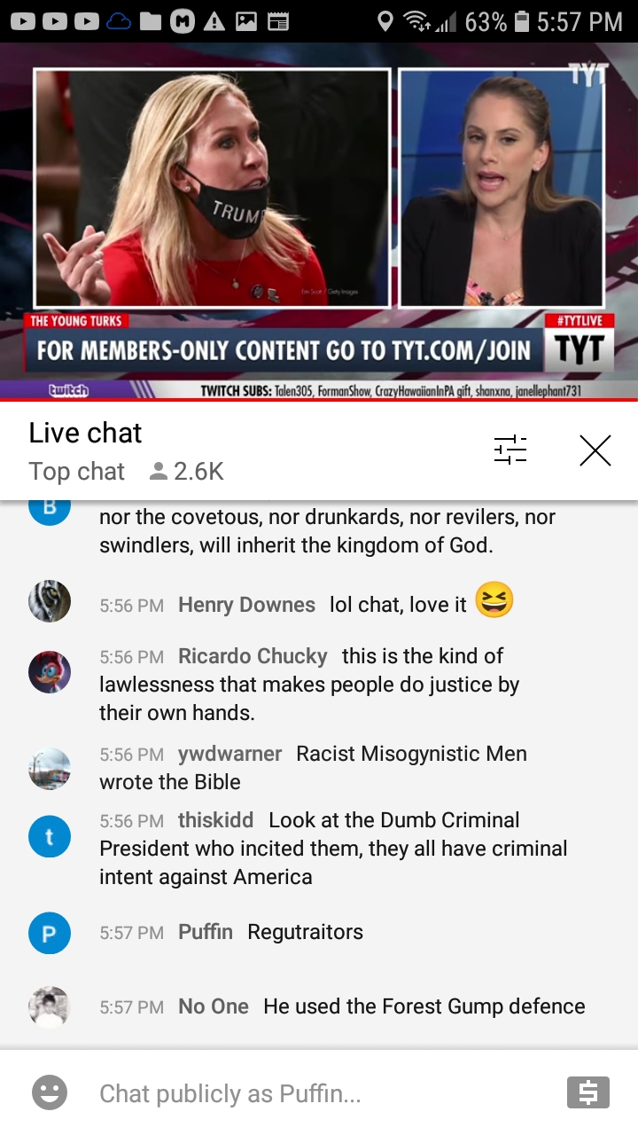 TYT deleting my livechat but allowing transphobia 7-14-21 #19 Blank Meme Template