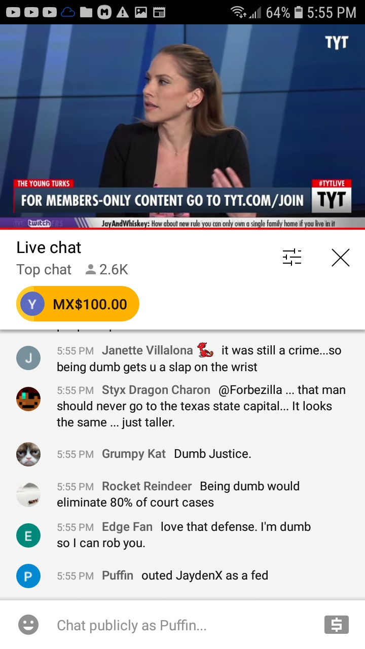 TYT deleting my livechat but allowing transphobia 7-14-21 #25 Blank Meme Template