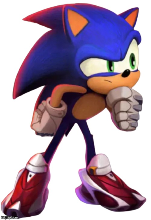 Sonic thinks (transparent) | image tagged in sonic thinks transparent | made w/ Imgflip meme maker