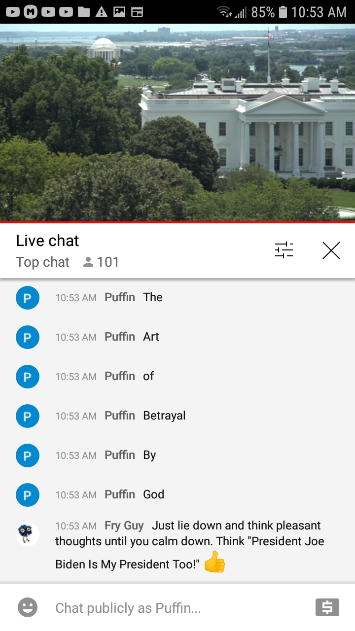 High Quality Earth TV WH chat 7-14-21 #11 Blank Meme Template