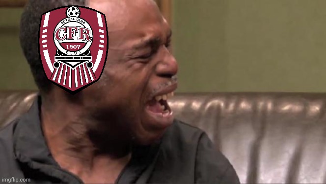 CFR CLUJ's fans' feelings right now | image tagged in best cry ever,cfr cluj | made w/ Imgflip meme maker