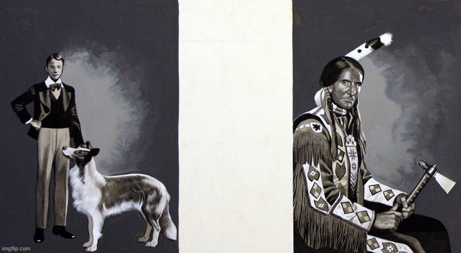 Grey Owl was really Archibald Belaney | image tagged in gray owl was really archibald belaney | made w/ Imgflip meme maker
