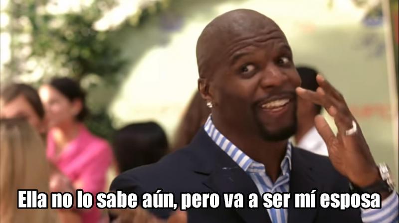High Quality Ella no lo sabe a un pero va a ser mi esposa Blank Meme Template