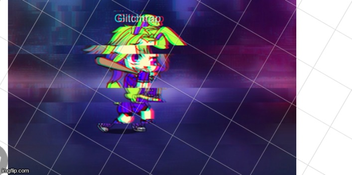 I went overboard on glitching- | image tagged in glitch | made w/ Imgflip meme maker