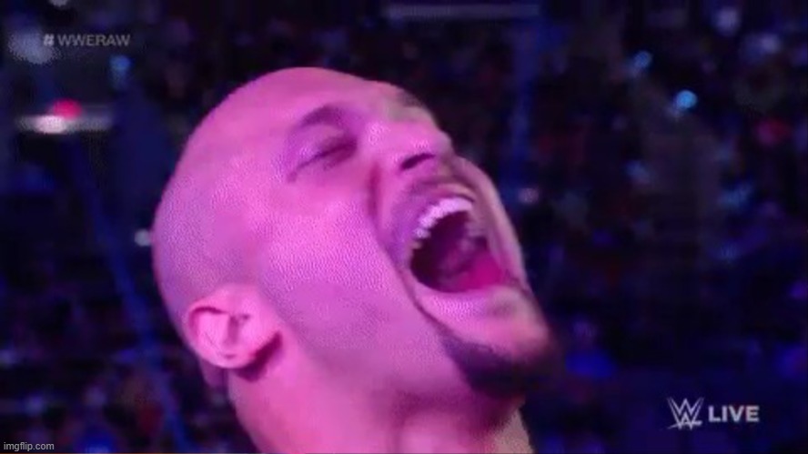 Karrion Kross Laughing On Monday Night RAW | image tagged in wwe,wwe raw,wrestling | made w/ Imgflip meme maker