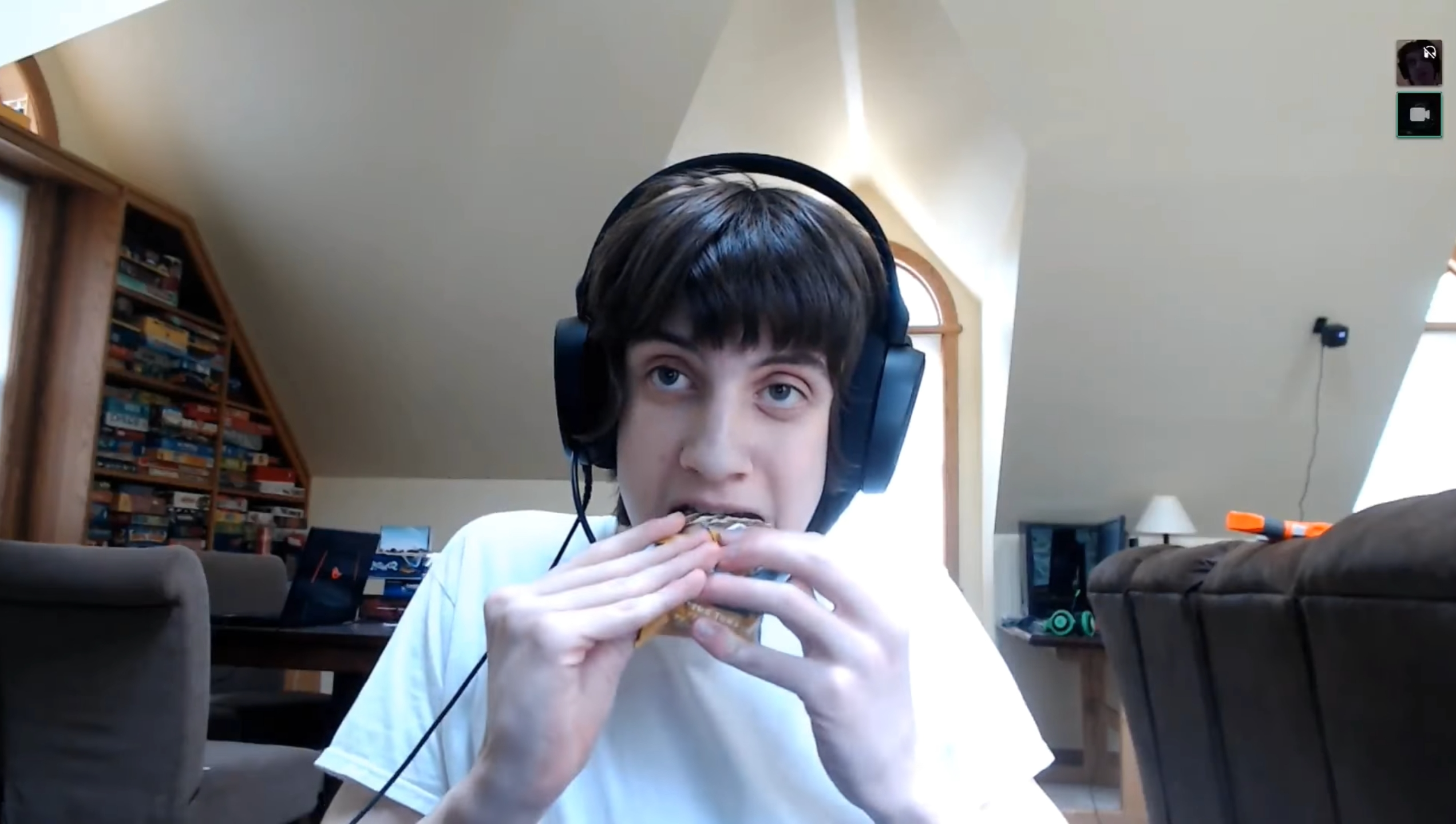 High Quality Npesta eating a Clif Bar Blank Meme Template