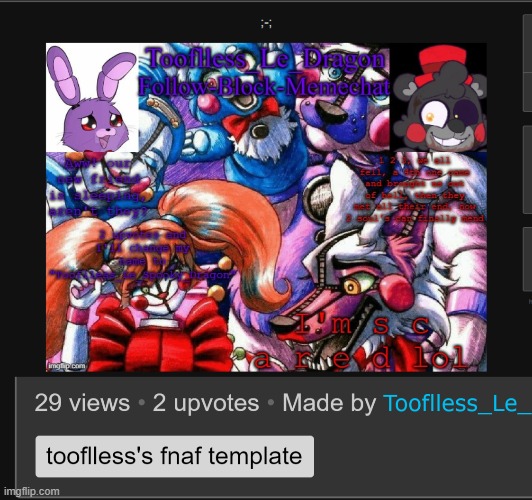 Tooflless_Le_Spooky_Dragon it is ;-; | made w/ Imgflip meme maker