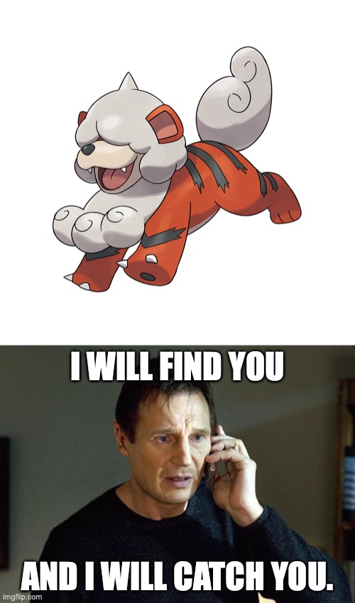 I WILL FIND YOU; AND I WILL CATCH YOU. | image tagged in memes,liam neeson taken 2,pokemon | made w/ Imgflip meme maker