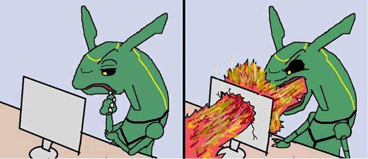 High Quality Rayquaza Blank Meme Template