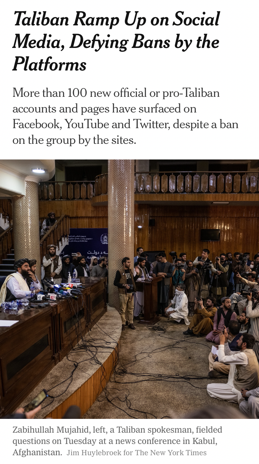 Taliban ramp up presence on social media Blank Meme Template