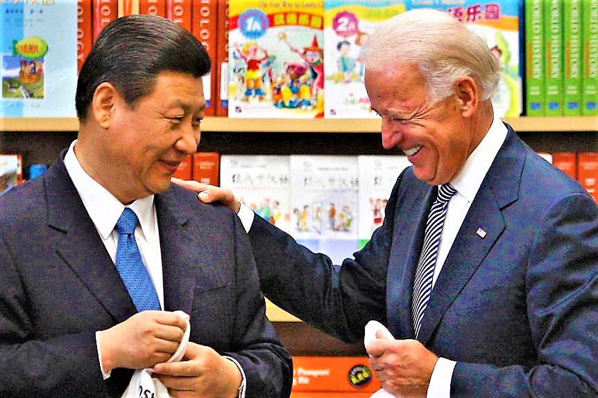 Xi Jinping and Biden Blank Meme Template