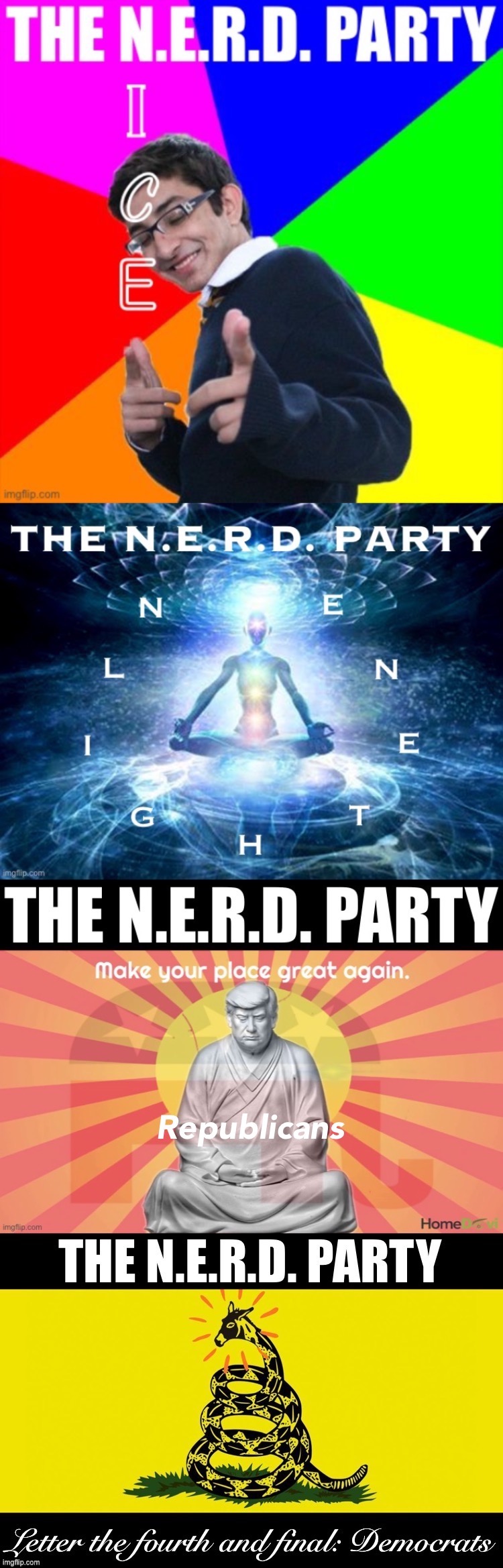 The Nerd Party full | image tagged in the nerd party full | made w/ Imgflip meme maker