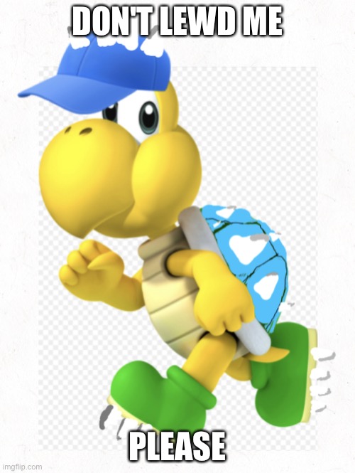 Don't lewd my OC or else |  DON'T LEWD ME; PLEASE | image tagged in my oc 2,koopa,oc | made w/ Imgflip meme maker