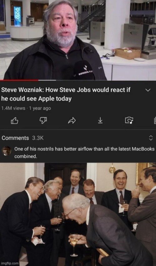 Oof | image tagged in memes,laughing men in suits,rareinsults | made w/ Imgflip meme maker