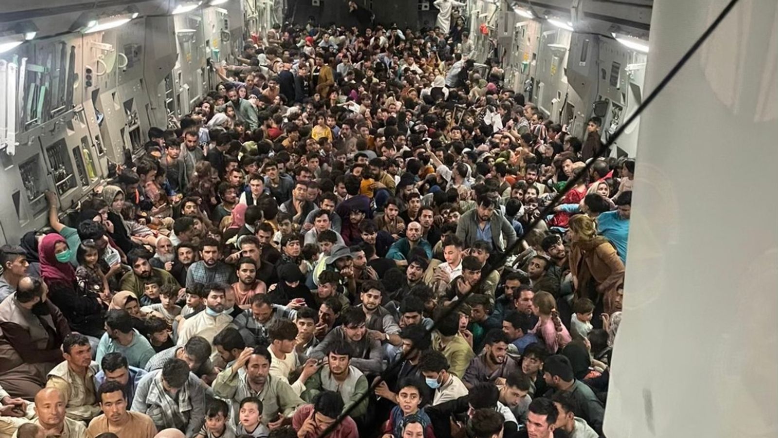 High Quality Afghans on plane Blank Meme Template